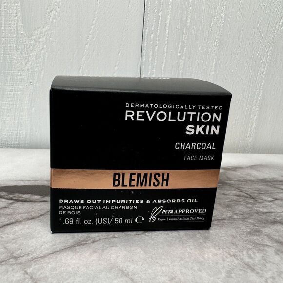 Revolution Skin Charcoal Face Mask For Blemishes - Picture 1 of 6